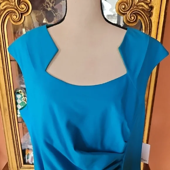 NWT Calvin Klein Square Neck Dress - Picture 2 of 10